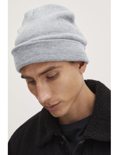 Gorro punto básico gris