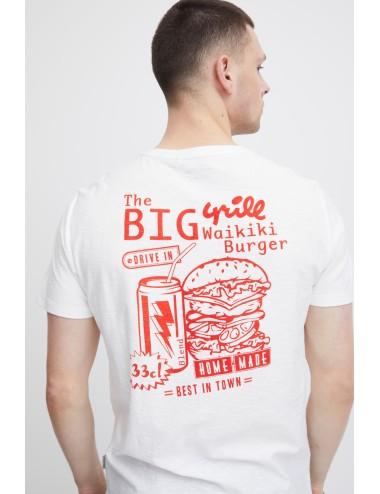Camiseta Burger blanco