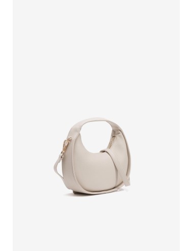 Bolso media luna beige