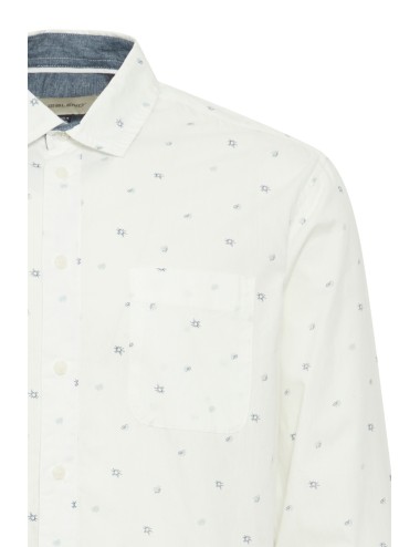 Camisa mini estampado blanco