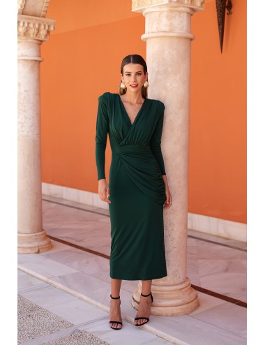 Vestido cruce verde