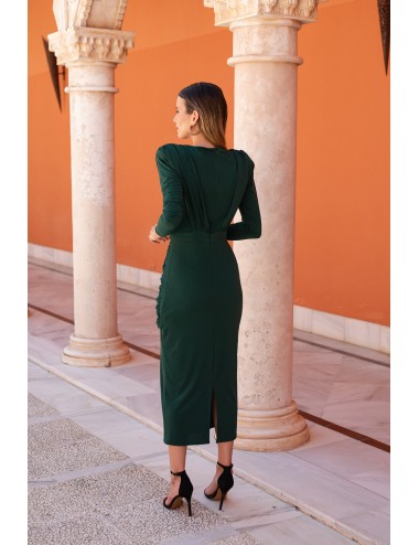 Vestido cruce verde