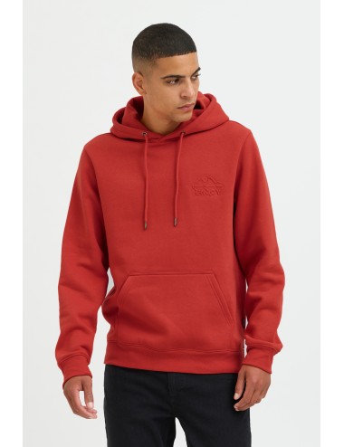 Sudadera relieve rojo