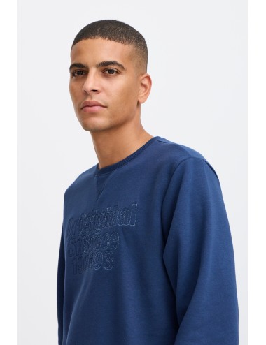 Sudadera bordado azul