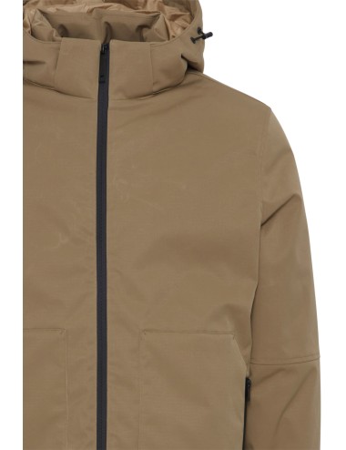 Parka acolchada khaki