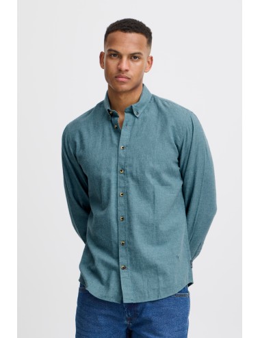 Camisa básica regular fit azul