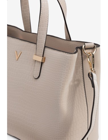 Bolso city cocodrilo beige