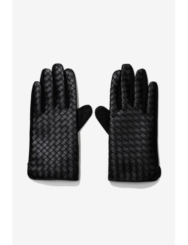 Guantes trenzados negro