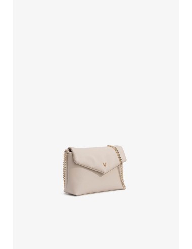 Bolso acolchado beige