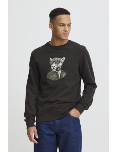 Sudadera leopardo JASSY negro