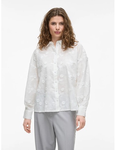 Camisa bordada VISIMONE blanco