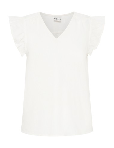 Blusa volante LINNO blanco