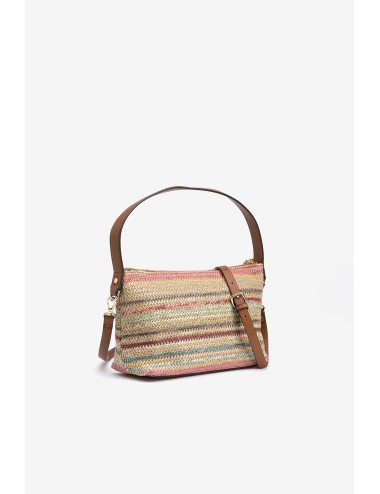 Bolso rafia multicolor