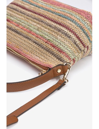 Bolso rafia multicolor