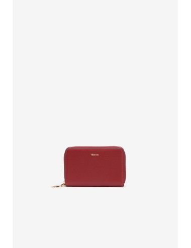 Cartera mediana rojo