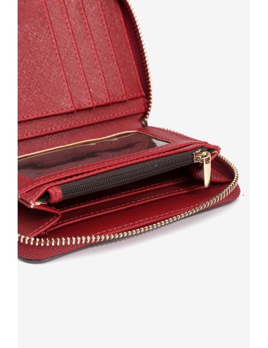 Cartera mediana rojo