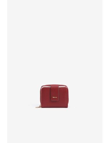 Cartera broche rojo