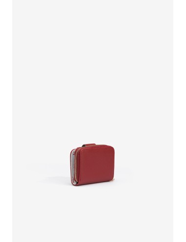 Cartera broche rojo