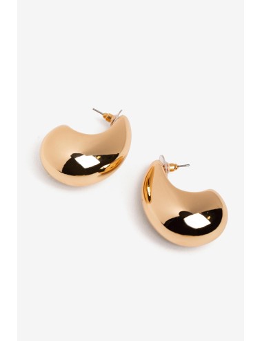 Pendientes gota grande dorado