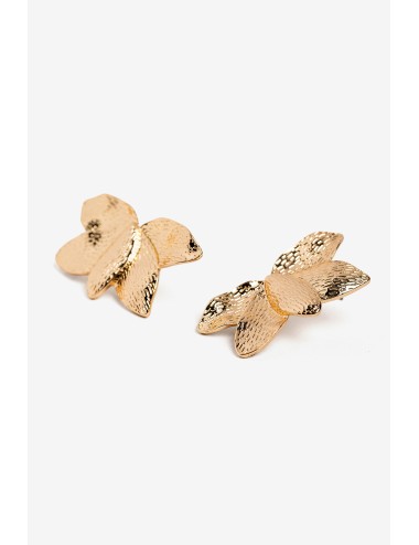 Pendientes pétalos dorado